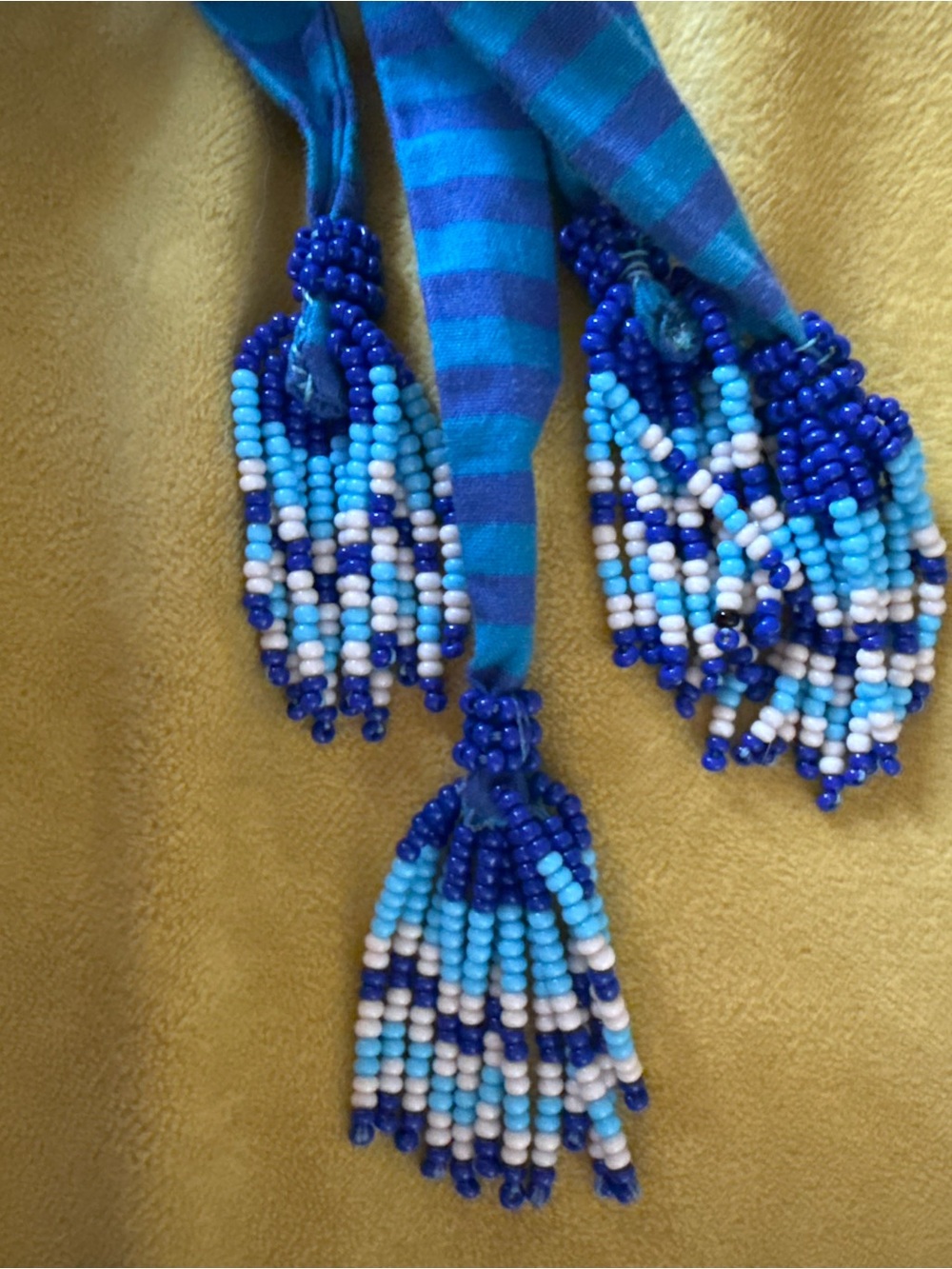 FARM Rio Blue and White Espadrille Platform Sandals - Picture 7 of 7